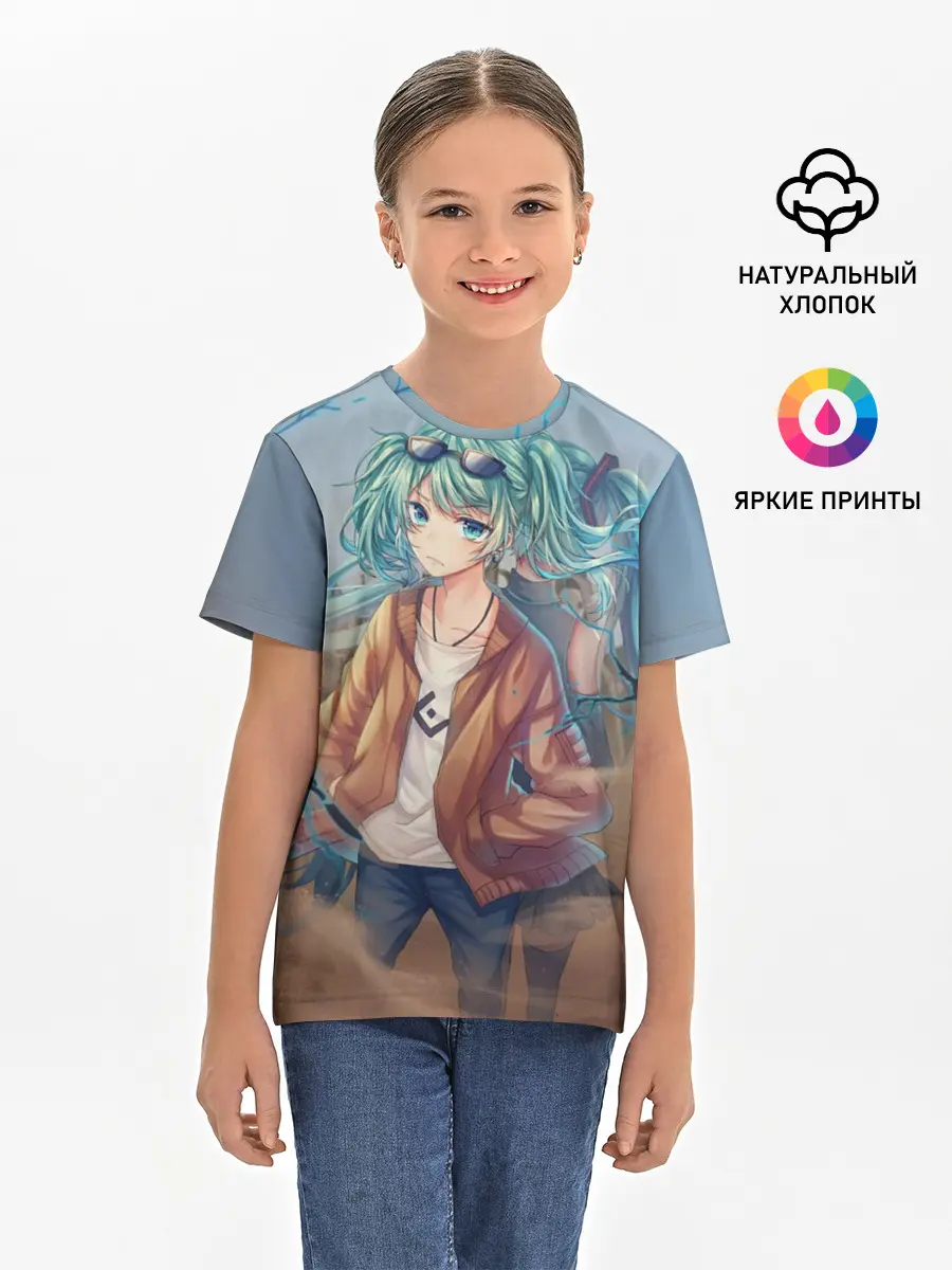Детская базовая футболка / Suna Miku