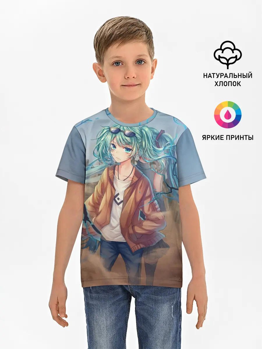 Детская базовая футболка / Suna Miku