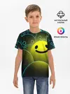 Детская базовая футболка / НЕОНОВЫЕ СМАЙЛЫ