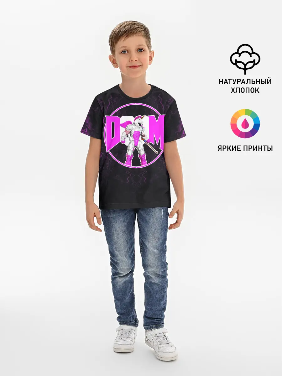 Детская базовая футболка / DooM Eternal