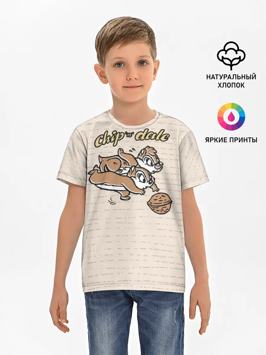 Детская базовая футболка / Chip n Dale