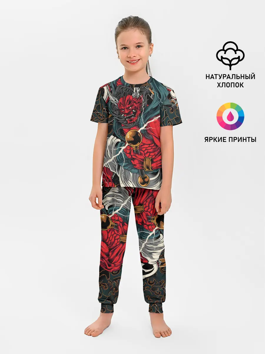 Детская пижама с брюками / БОГ ГРОМА РАЙДЗИН