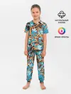 Детская пижама с брюками / Яркие линии
