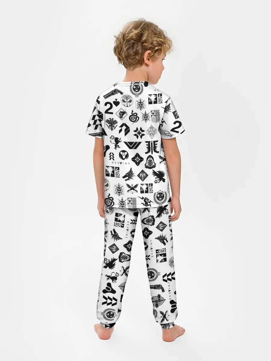 Детская пижама с брюками / DESTINY 2 LOGO PATTERN / ДЕСТИНИ