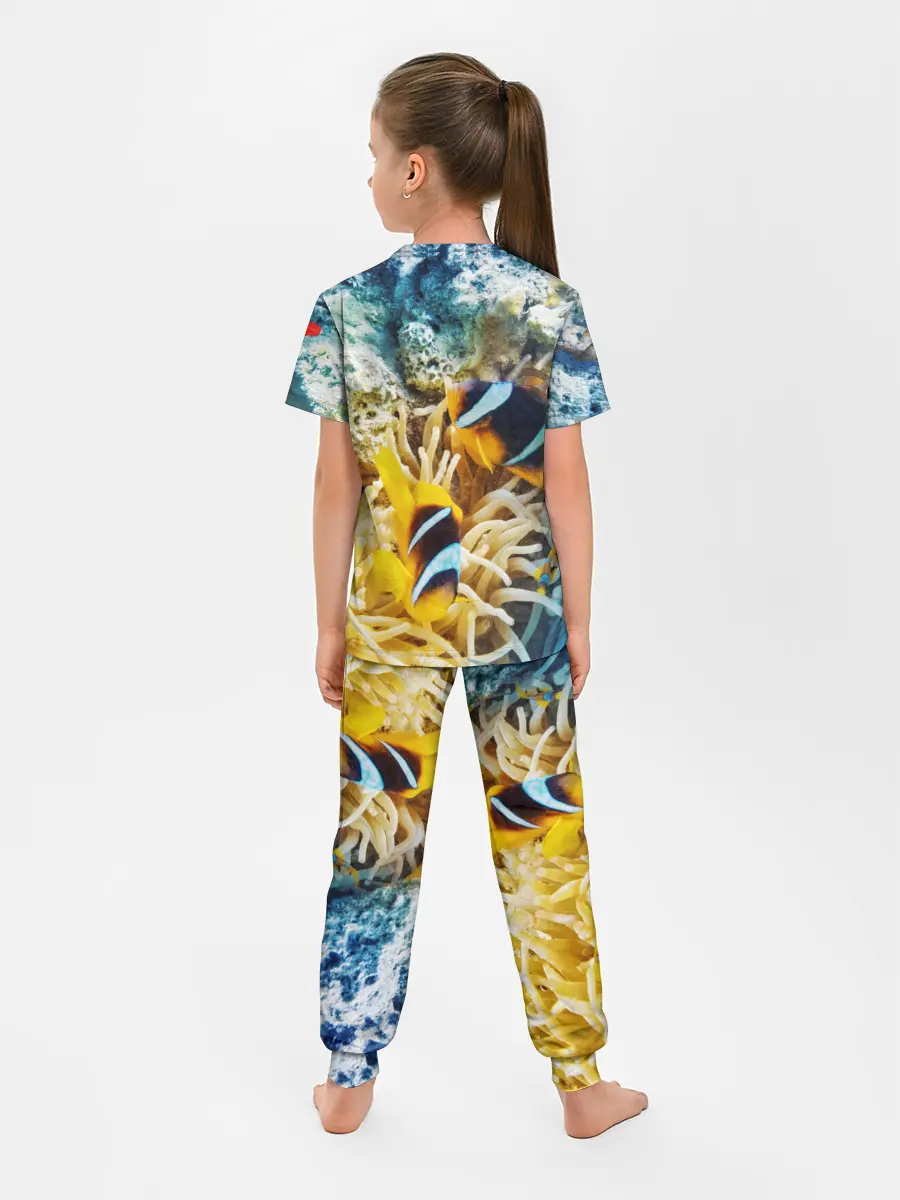 Детская пижама с брюками / Морской мир