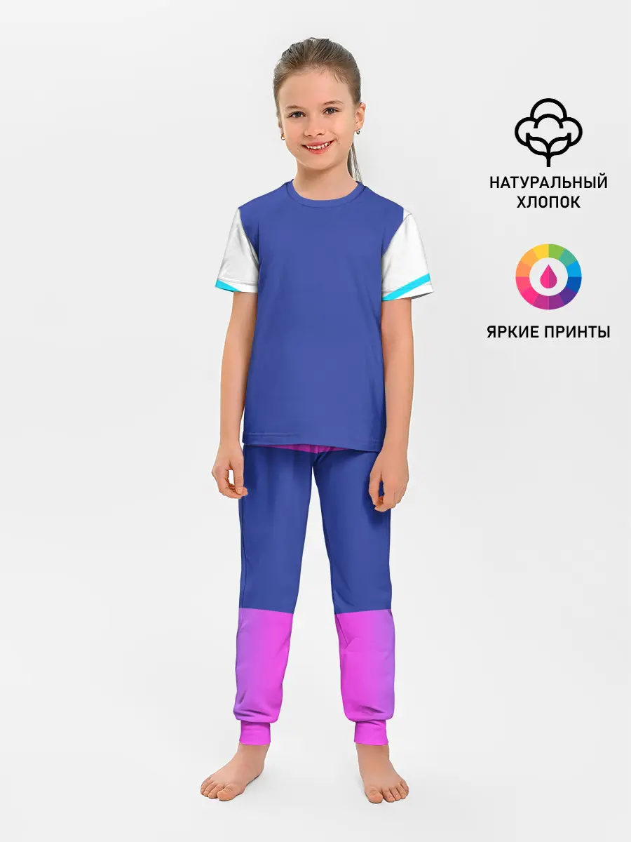 Детская пижама с брюками / NEON GRADIENT FITNESS UNIFORM