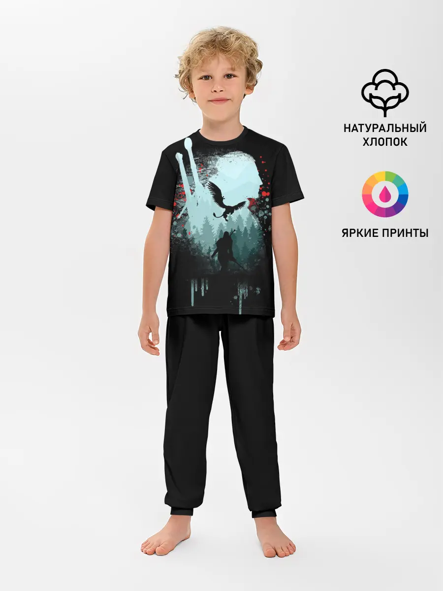 Детская пижама с брюками / Ведьмак 3: Дикая Охота