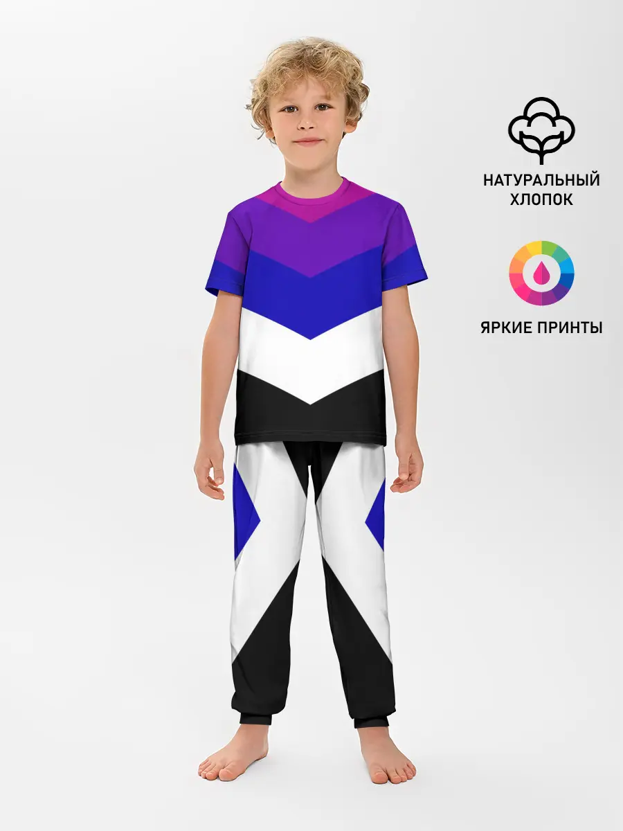 Детская пижама с брюками / Полосы