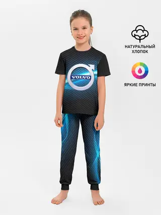 Детская пижама с брюками / VOLVO machine motor XXI