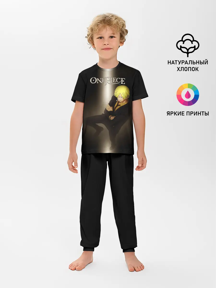 Детская пижама с брюками / Винсмок Санджи | One Piece. Большой куш