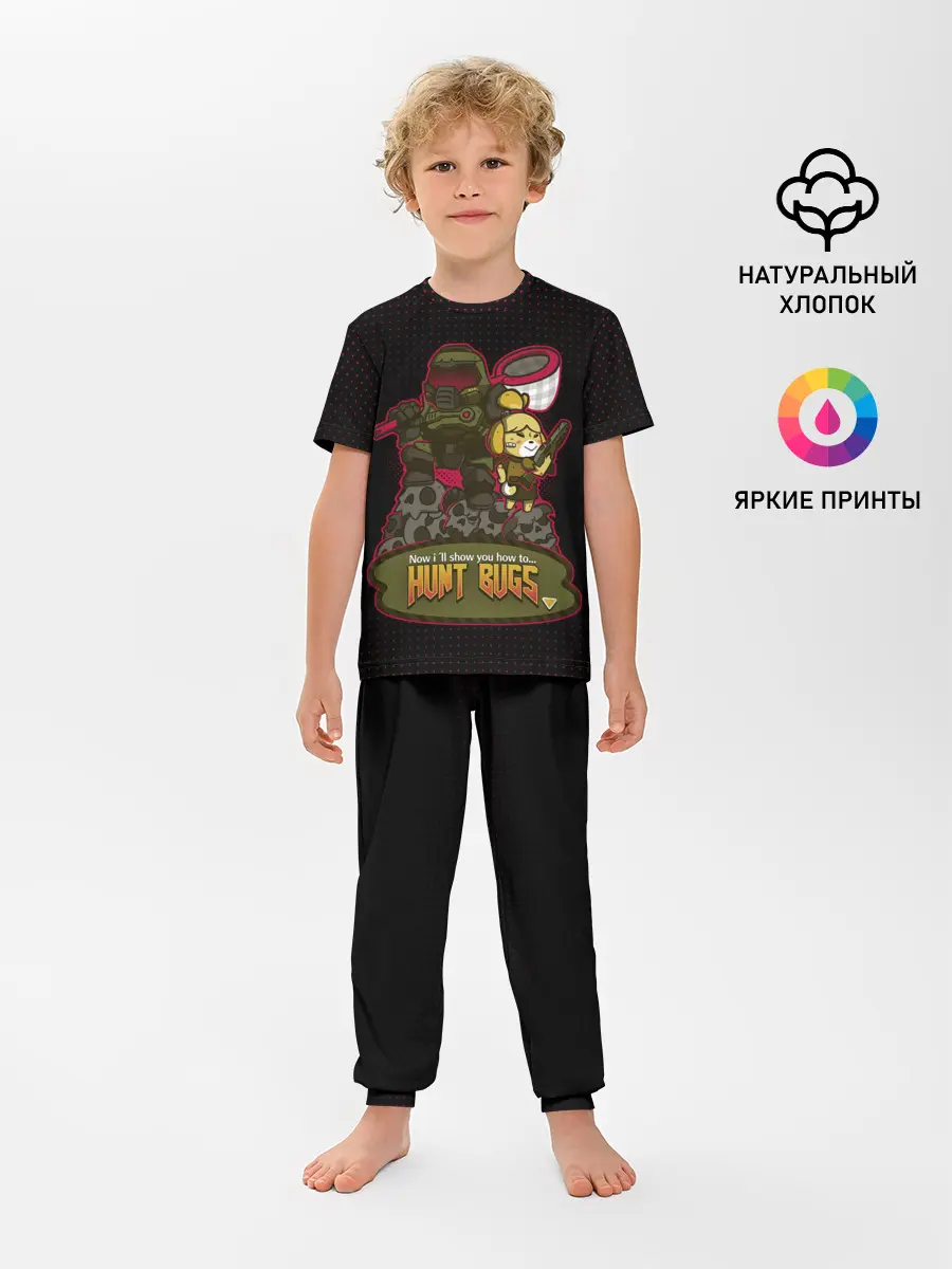 Детская пижама с брюками / Doom x Animal crossing