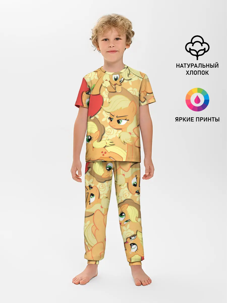 Детская пижама с брюками / Applejack pattern