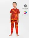 Детская пижама с брюками / Неоновый Огонь