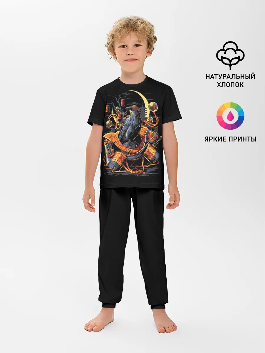 Детская пижама с брюками / ВОРОН СТИМПАНК