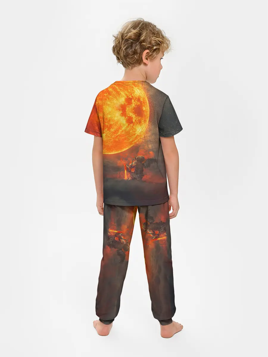 Детская пижама с брюками / РАДИАЦИОННОЕ СОЛНЦЕ