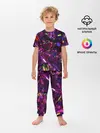Детская пижама с брюками / Фиолетовый бриллиант