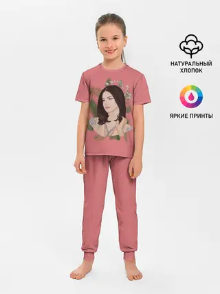 Детская пижама с брюками / Нарисованная Лана