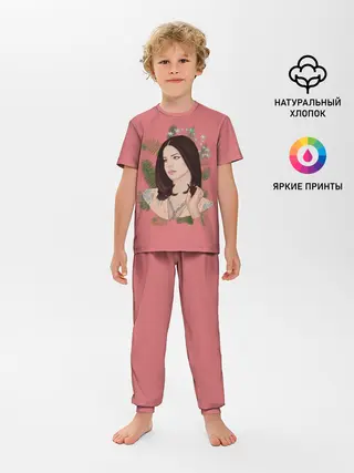 Детская пижама с брюками / Нарисованная Лана