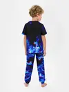 Детская пижама с брюками / СИНИЙ ОГОНЬ ГЛИТЧ | BLUE FIRE GLITCH