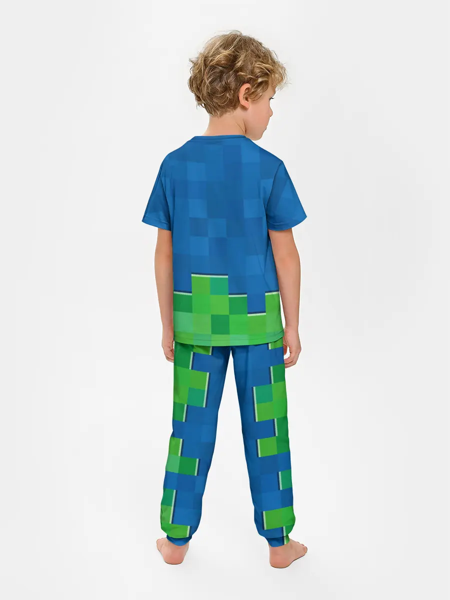Детская пижама с брюками / Minecraft / Майнкрафт