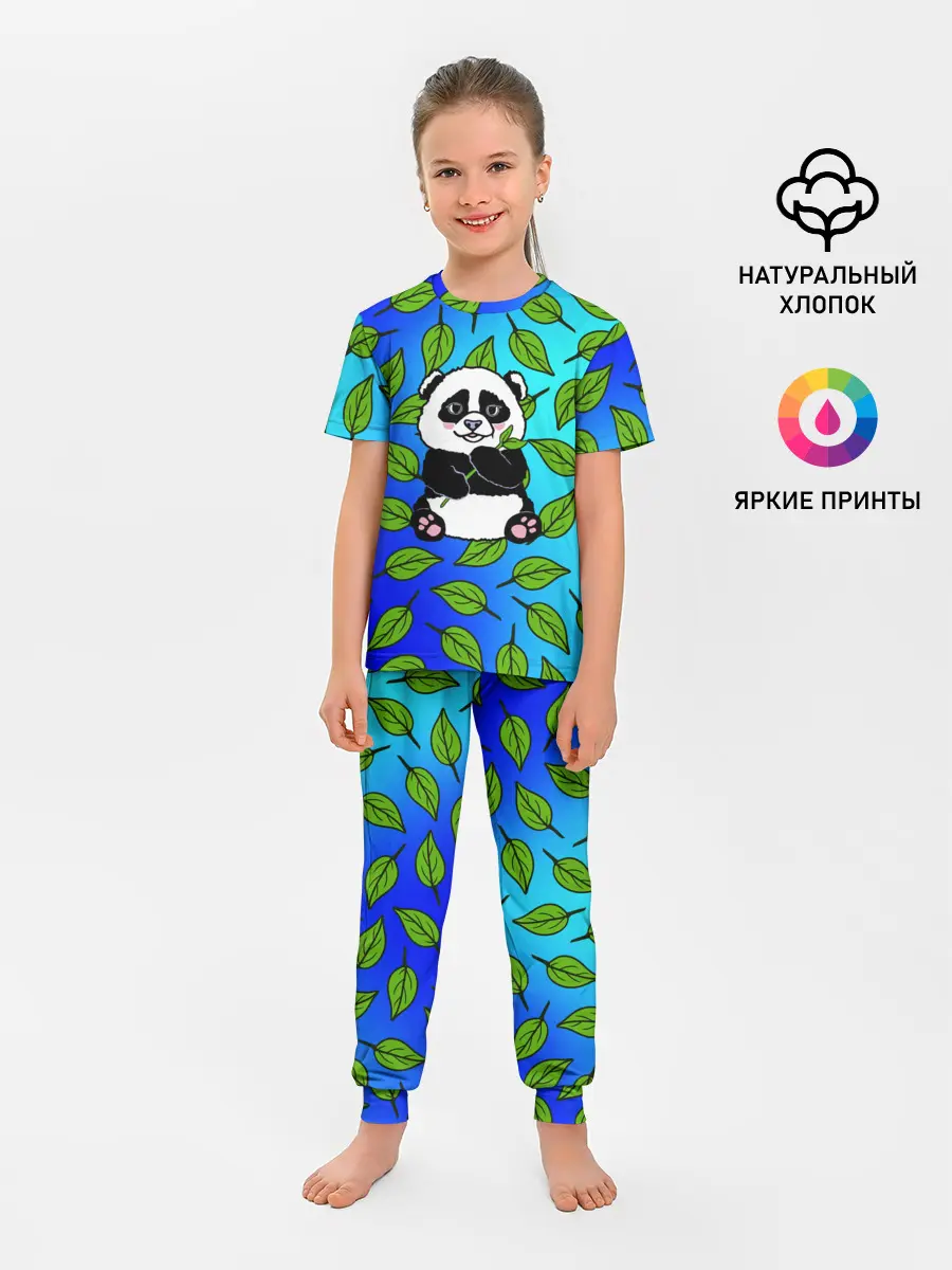 Детская пижама с брюками / Панда