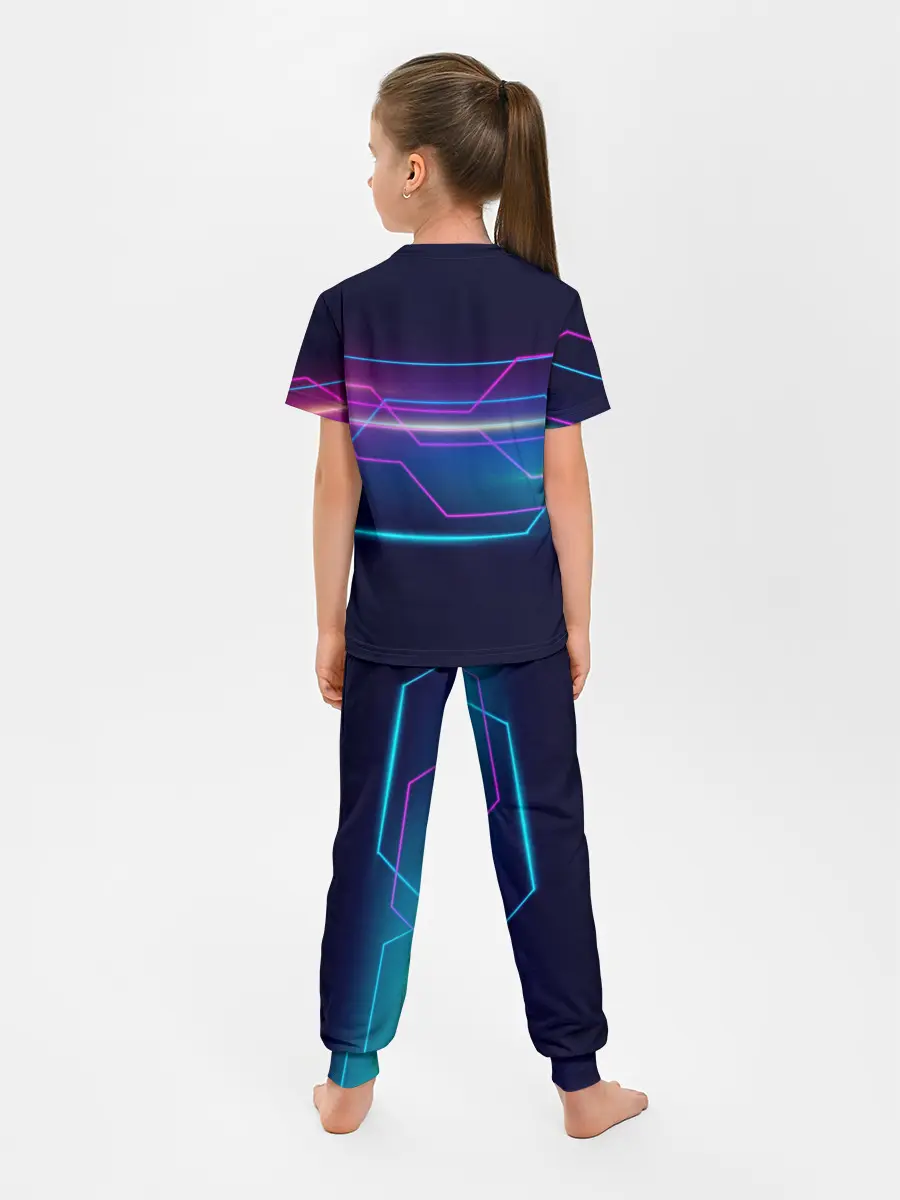 Детская пижама с брюками / Лазерные лучи