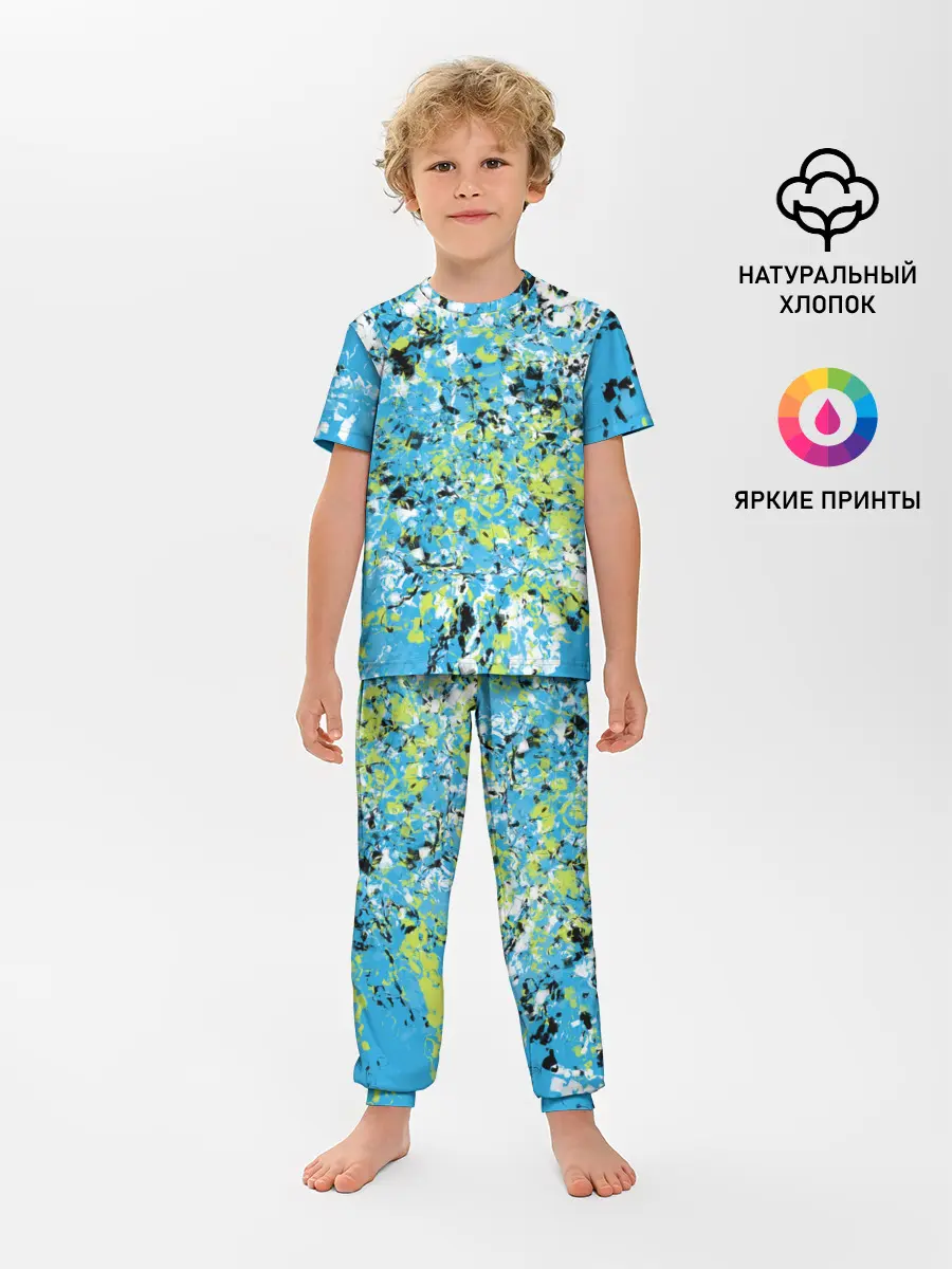 Детская пижама с брюками / Абстракция