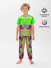Детская пижама с брюками / КИСЛОТНЫЙ ФРАКТАЛ ГЕОМЕТРИЯ