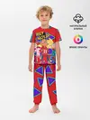 Детская пижама с брюками / Эй Арнольд - В стиле 90-х
