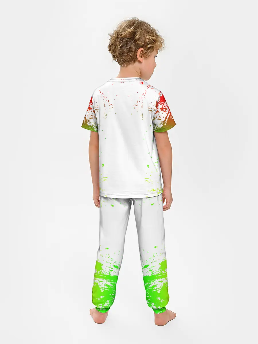 Детская пижама с брюками / МОТОЦИКЛЫ