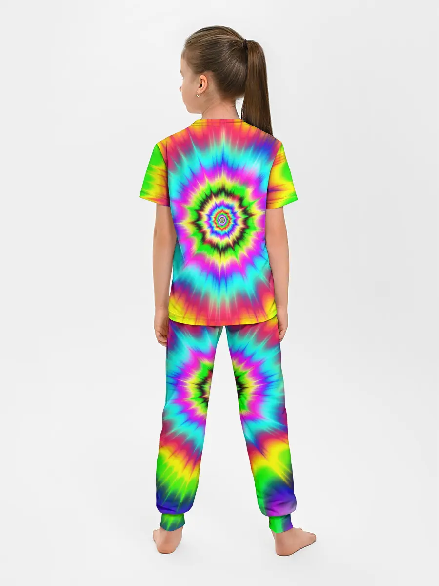 Детская пижама с брюками / ОПТИЧЕСКИЙ УЗОР