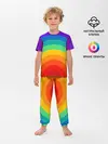 Детская пижама с брюками / Круговая радуга