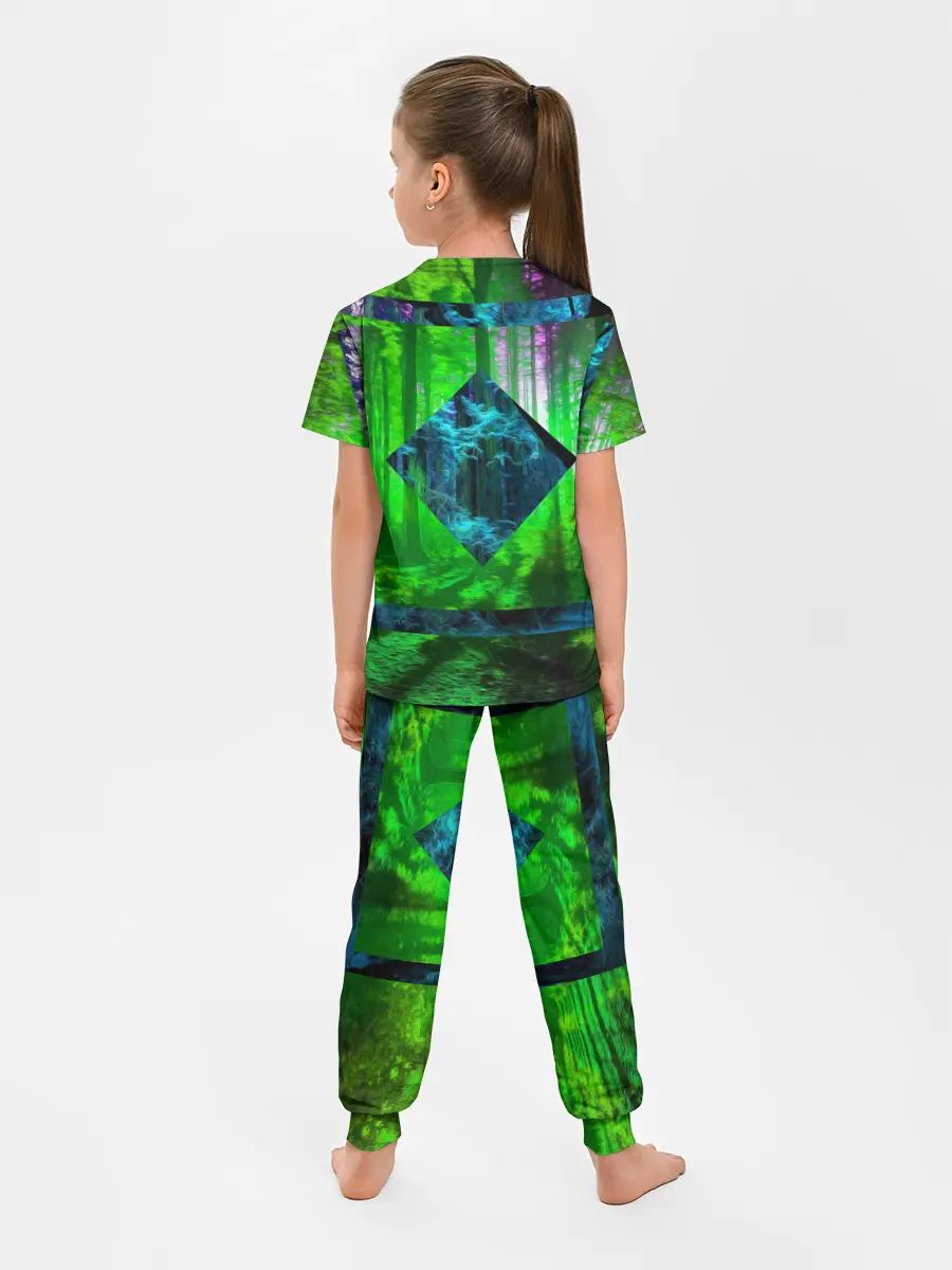 Детская пижама с брюками / ПСИХОДЕЛИЯ ЛЕСА