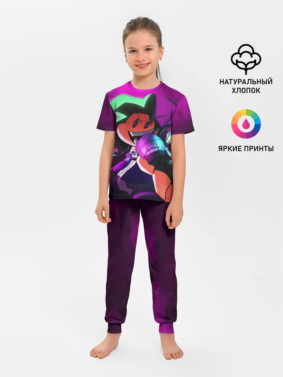 Детская пижама с брюками / Бойфренд