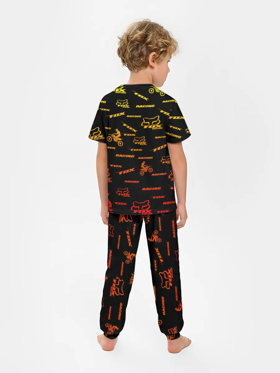 Детская пижама с брюками / Форма для мотокросса FOX