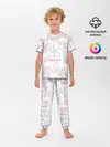 Детская пижама с брюками / Зайки любовь