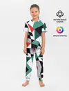 Детская пижама с брюками / Абстрактный геометрический