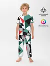 Детская пижама с брюками / Абстрактный геометрический