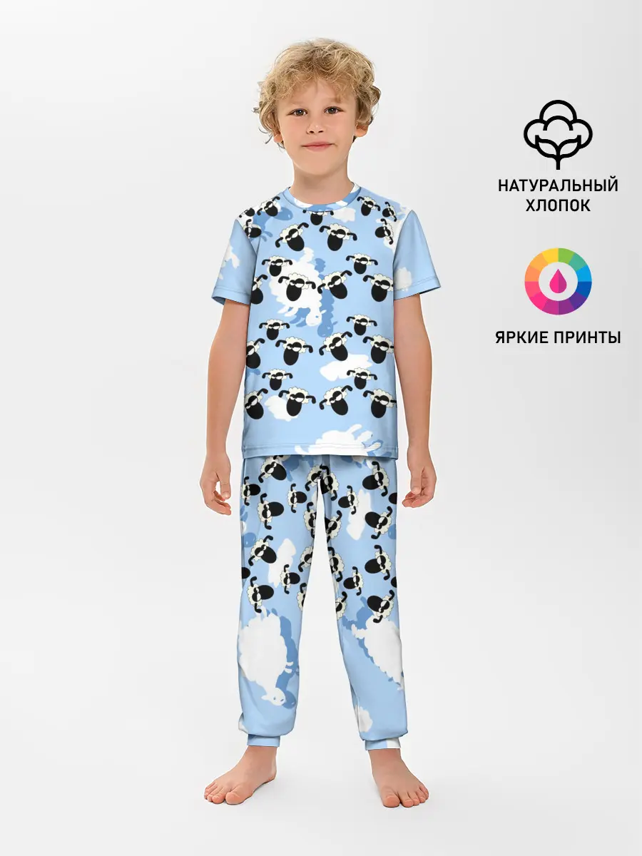 Детская пижама с брюками / Животные