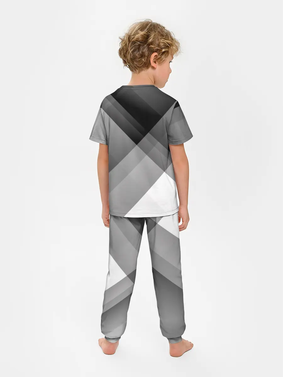 Детская пижама с брюками / Геометрия