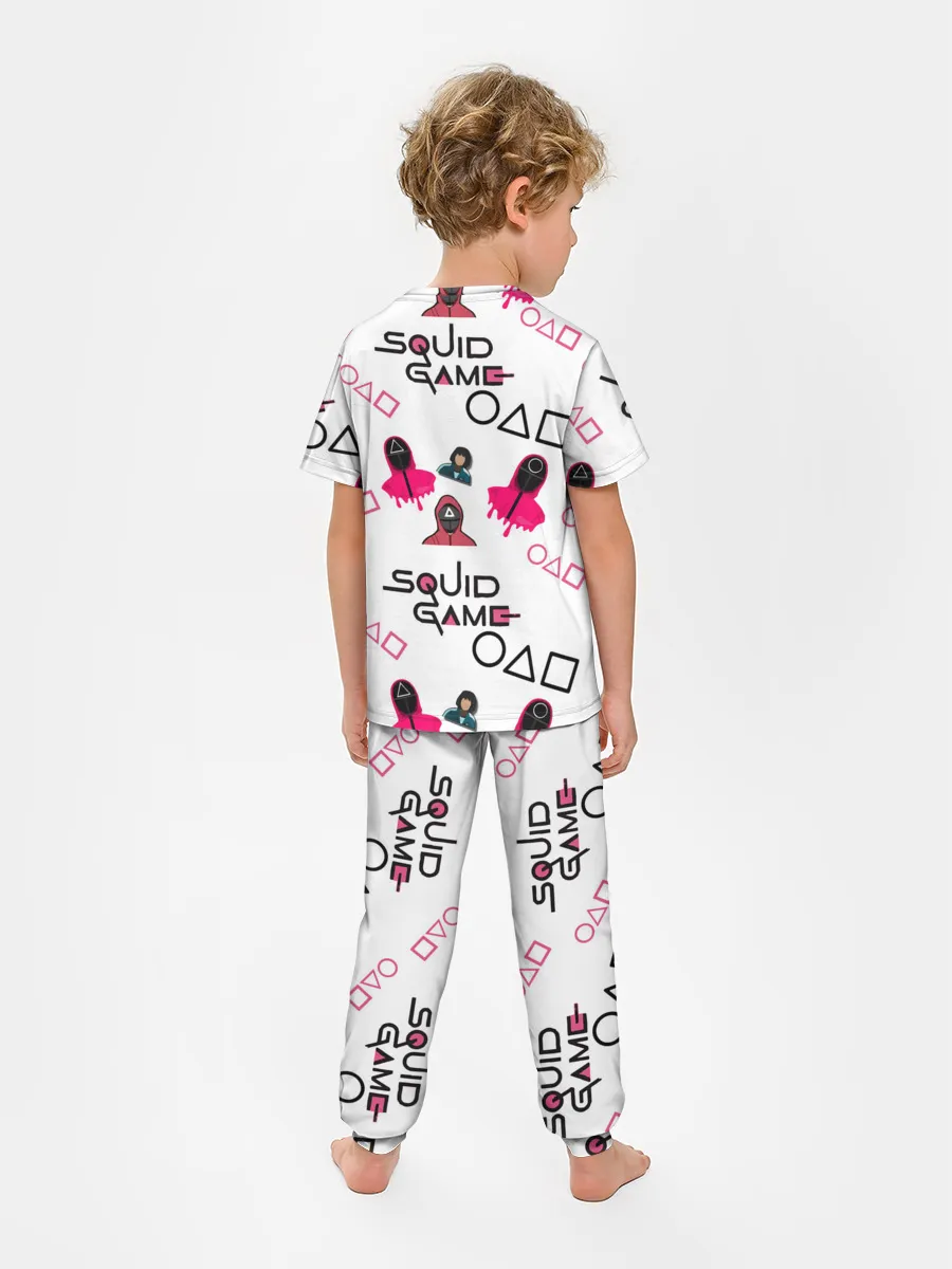 Детская пижама с брюками / игра в кальмара злодеи