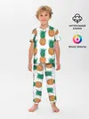 Детская пижама с брюками / Ананасовый арт