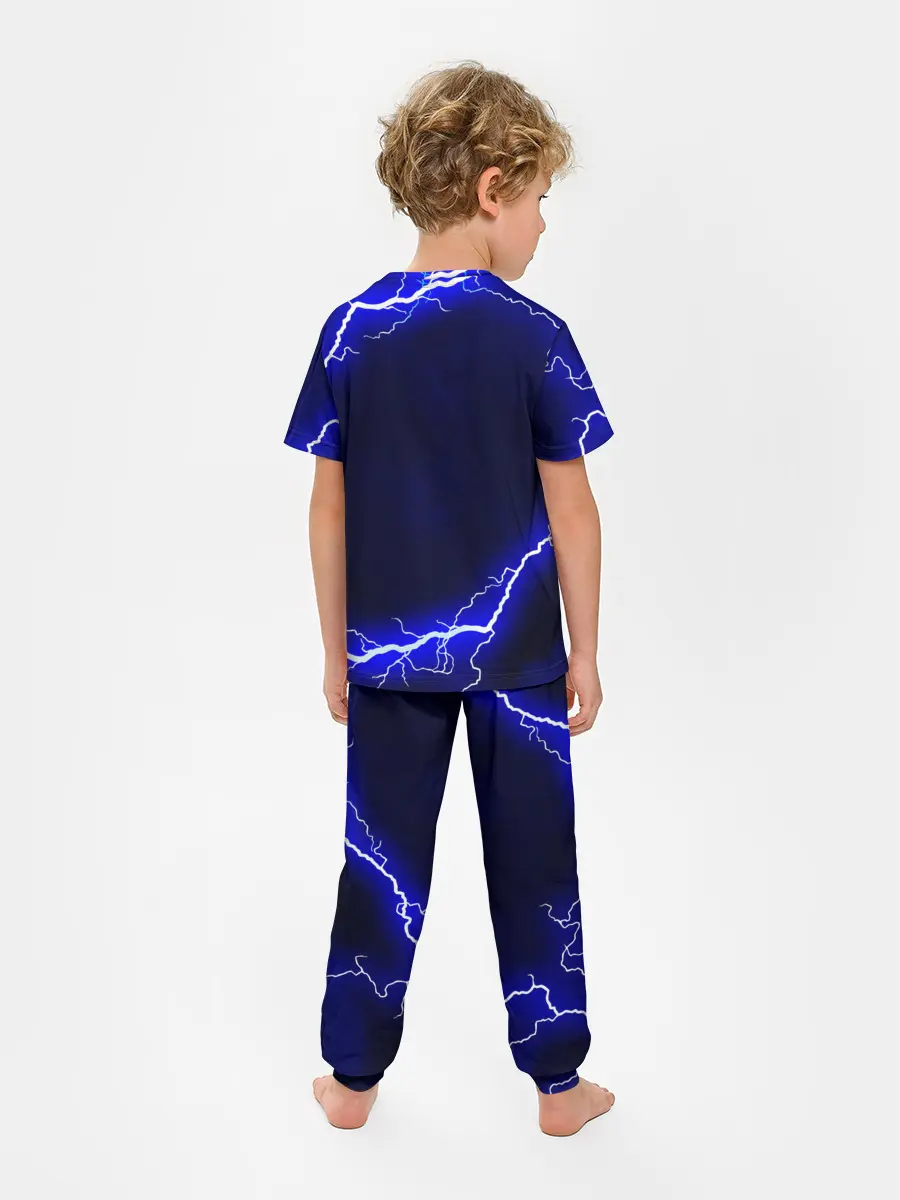Детская пижама с брюками / СИНИЕ МОЛНИИ