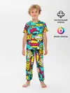Детская пижама с брюками / Поп-арт в моде