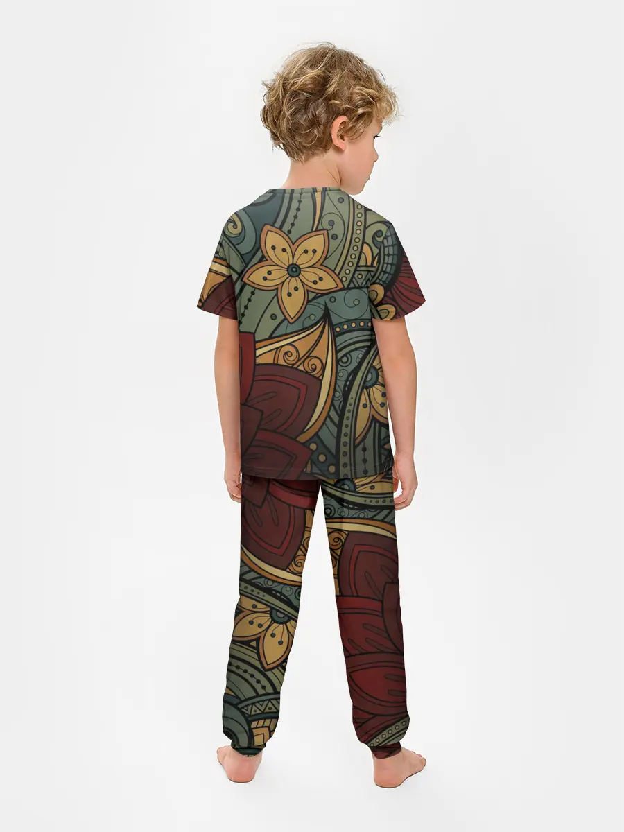 Детская пижама с брюками / Меладзе Цветы | Мандала