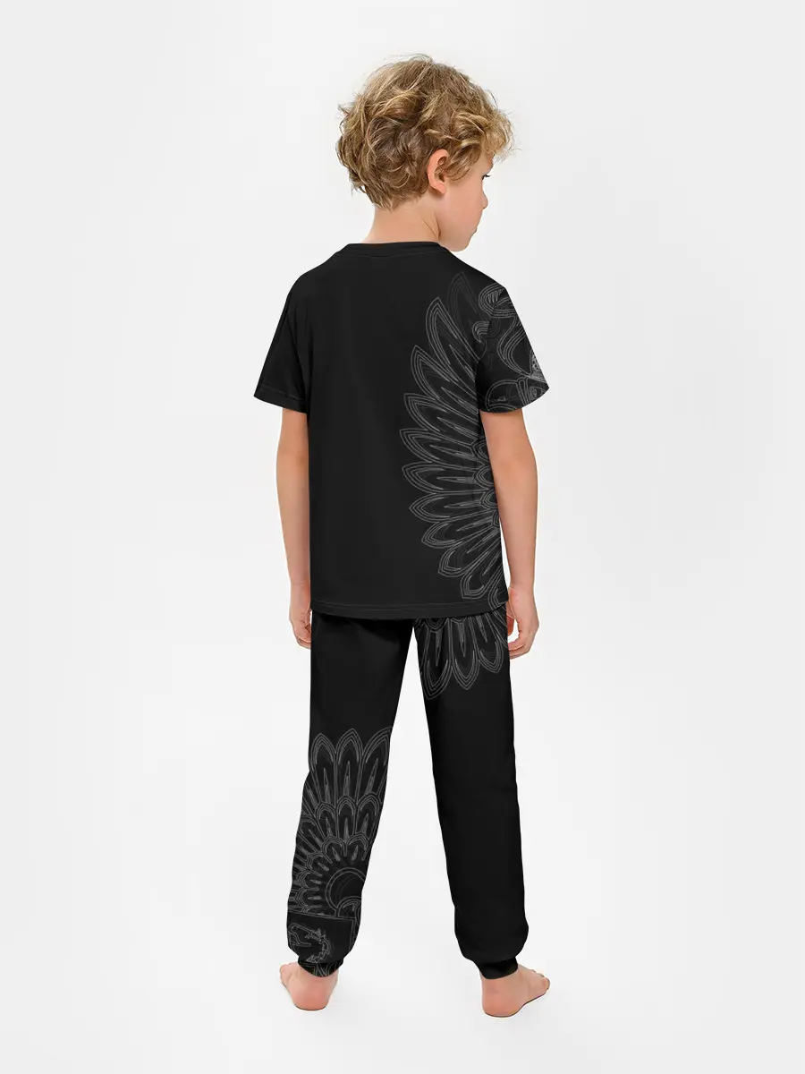 Детская пижама с брюками / Russia | Black Side