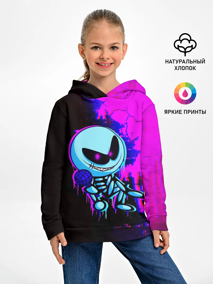 Детское худи / Friday Night Funkin SKID