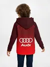 Детское худи / AUDI красная сетка