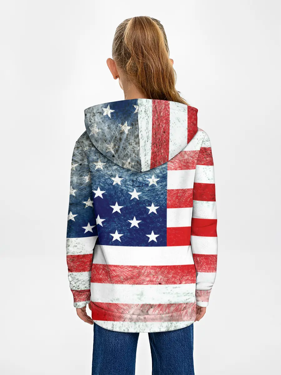 Детское худи / Америка Флаг