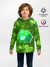 Детское худи / Geometry Dash | Green Love